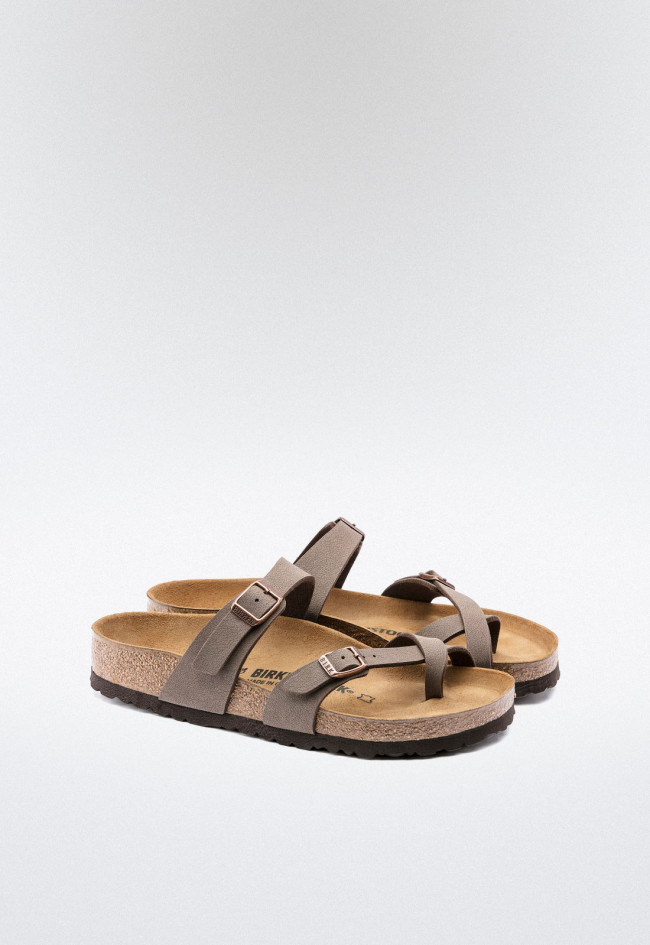 Sandalia hebillas de mujer marrón Birkenstock mayari bfbc