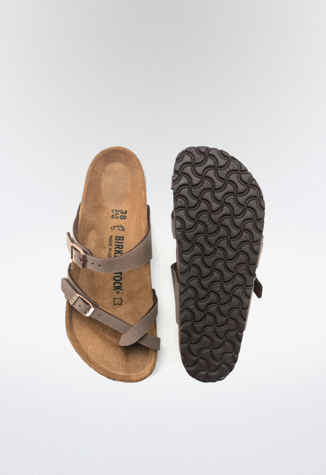 Sandalia hebillas de mujer marrón Birkenstock mayari bfbc