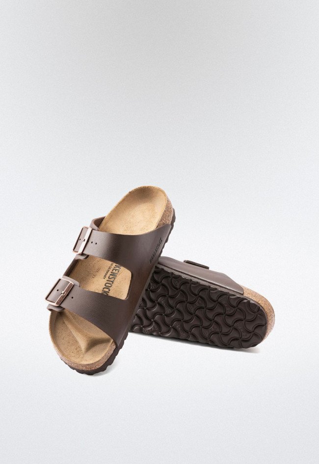 Sandalia hebillas de mujer marrón Birkenstock arizona bf