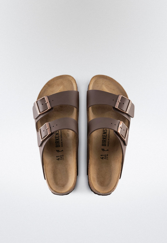 Sandalia hebillas de mujer marrón Birkenstock arizona bf