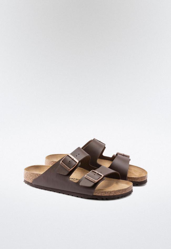 Sandalia hebillas de mujer marrón Birkenstock arizona bf