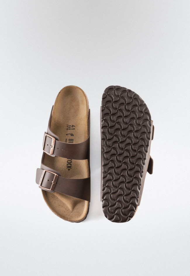 Sandalia hebillas de mujer marrón Birkenstock arizona bf