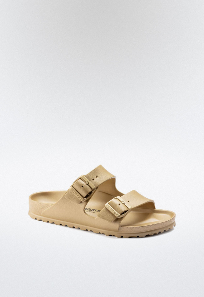Sandalia hebillas de mujer oro Birkenstock arizona eva