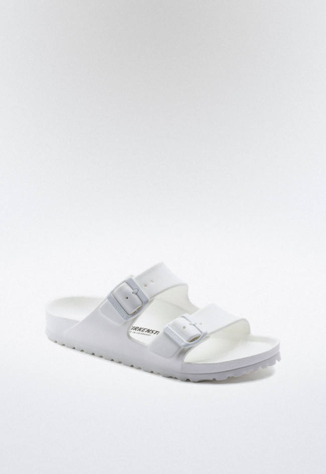 Sandalia hebillas de mujer blanco Birkenstock arizona essentials eva