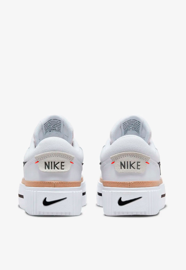 Deportivo de mujer negro Nike wmns court legacy lift