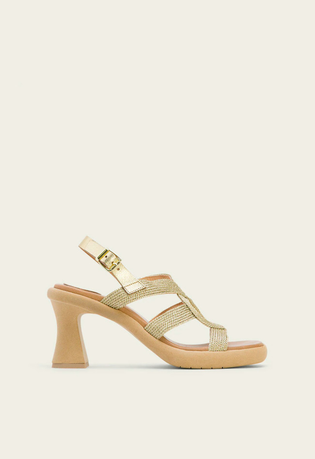 Sandalia de mujer platino Porronet 3072