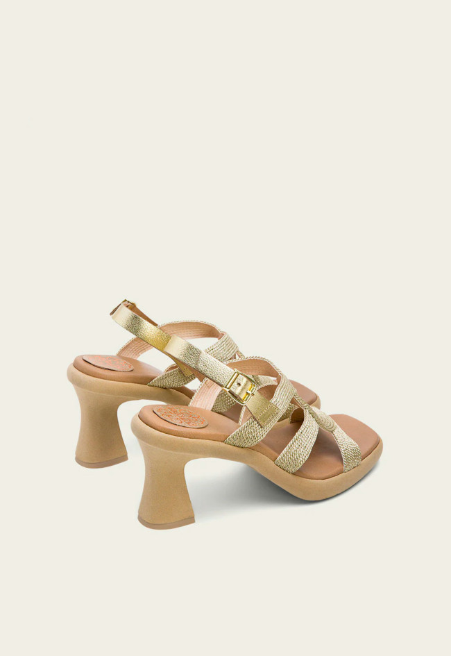 Sandalia de mujer platino Porronet 3072