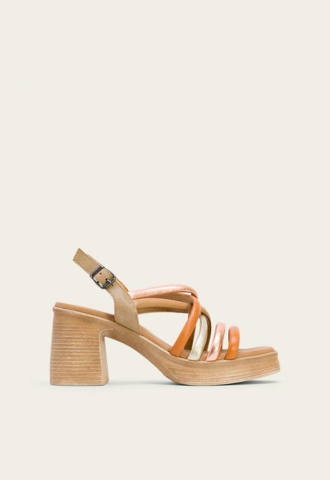 Sandalia de mujer arena Porronet 3051