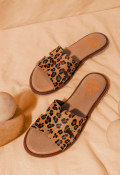 Sandalia de mujer leopardo Porronet 3090