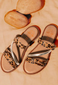 Sandalia de mujer leopardo Porronet 3091