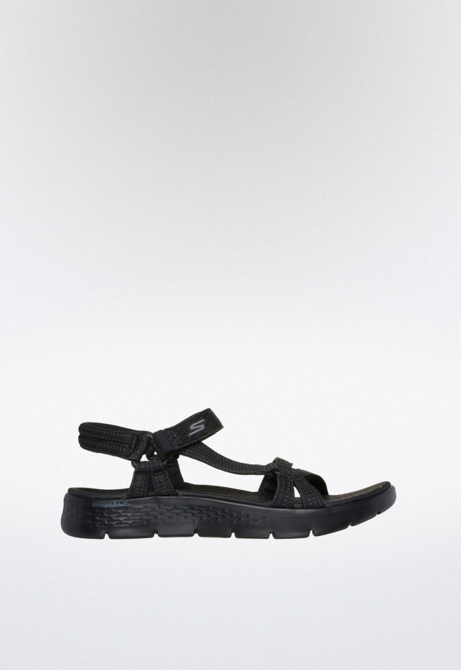 Sandalia de mujer negro Skechers 141451