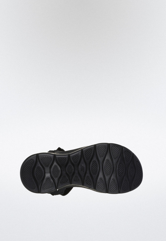 Sandalia de mujer negro Skechers 141451