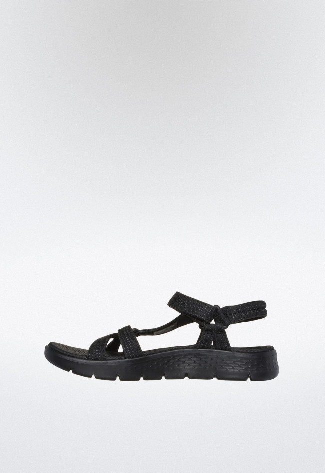 Sandalia de mujer negro Skechers 141451