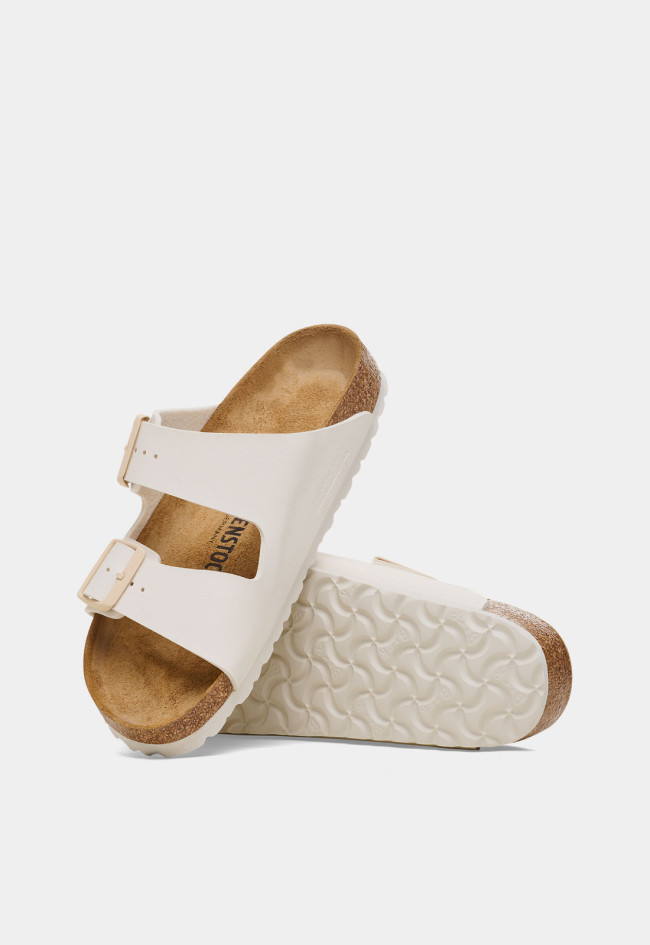 Sandalia de mujer hielo Birkenstock arizona bf eggshell
