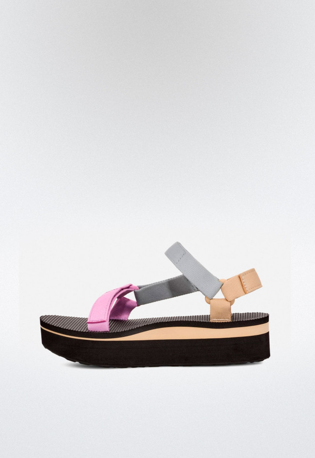 Sandalia de mujer multicolor Teva 1008844 flatform universal