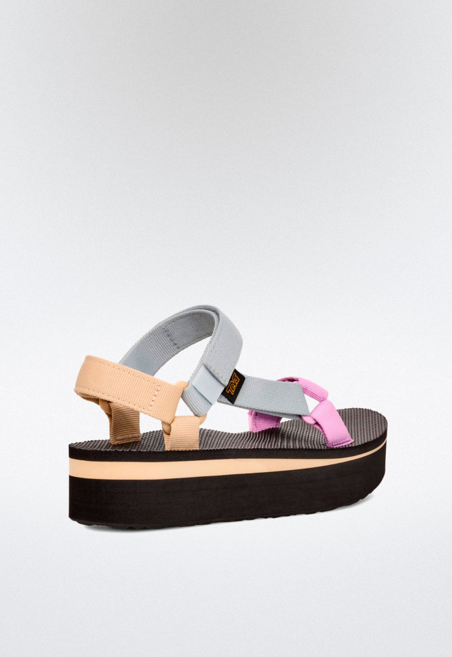 Sandalia de mujer multicolor Teva 1008844 flatform universal