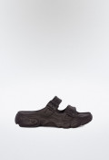 Sandalia plataforma de mujer negro Buffalo sandalia cld ari slide