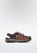 Sandalia de hombre marrón Skechers 205113