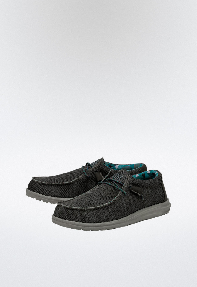 Zapatillas de hombre gris Dude wally sox
