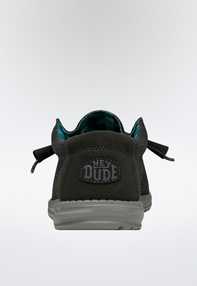 Zapatillas de hombre gris Dude wally sox