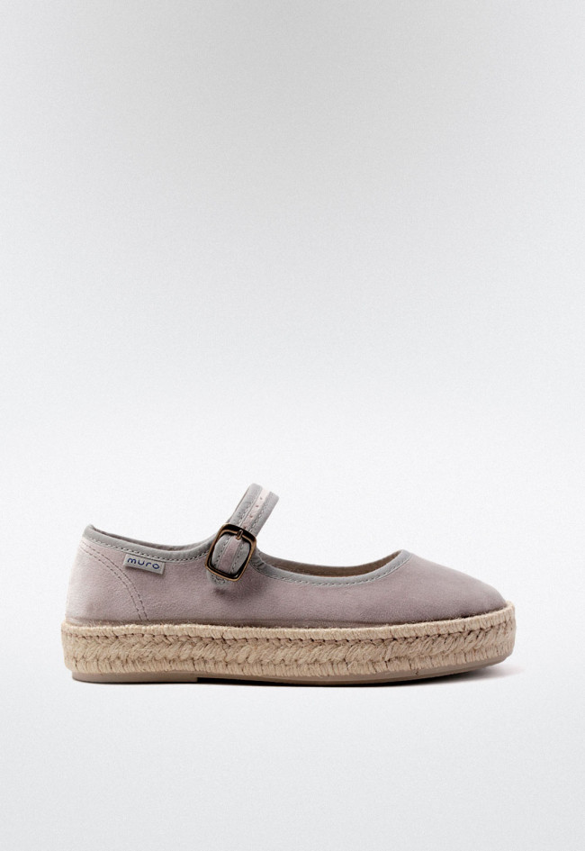 Alpargata de mujer gris Garrido Muro 710