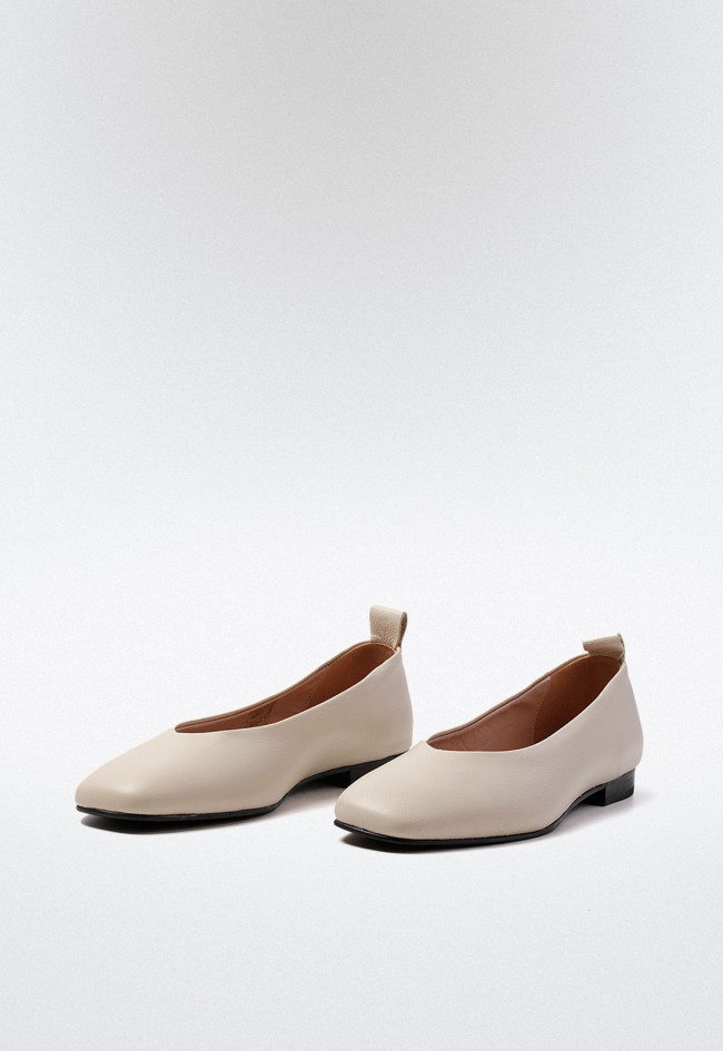 Bailarina de mujer beige Glo 6416