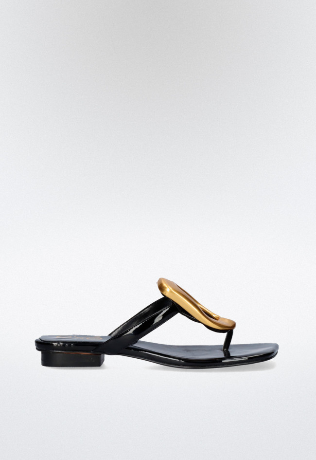 Sandalia de mujer negro EXE storm-268