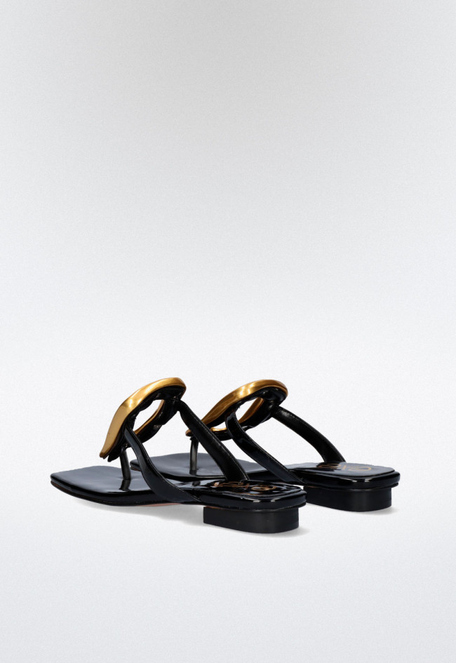 Sandalia de mujer negro EXE storm-268
