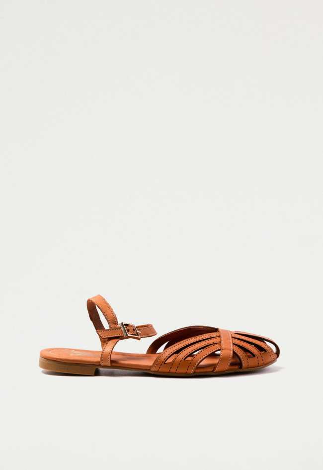 Sandalia cangrejera de mujer cuero VAS 114240280