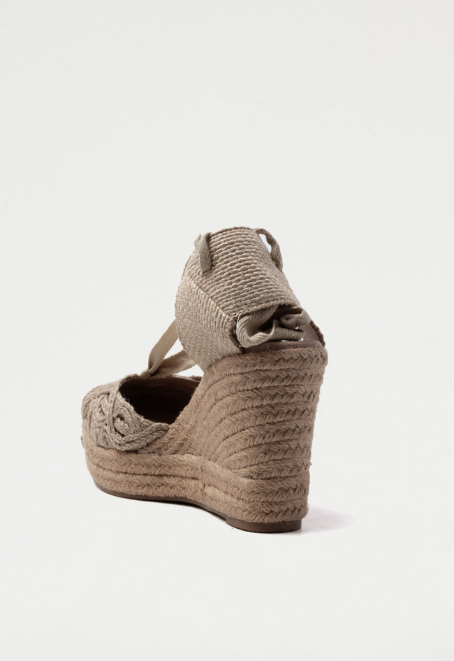Alpargata de mujer natural Why Pink? m4296
