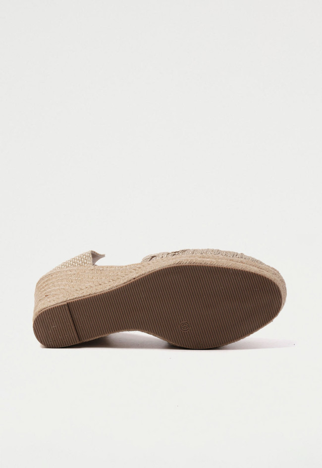 Alpargata de mujer natural Why Pink? m4296