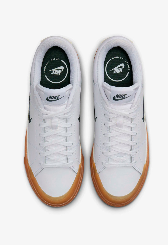 Deportivo de mujer negro Nike wmns court legacy lift