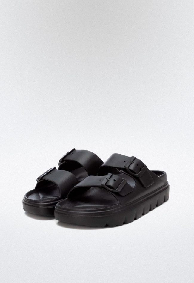Sandalia hebillas de mujer negro Xti 142550