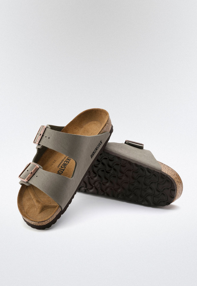 Sandalia de hombre gris Birkenstock arizona bfbc