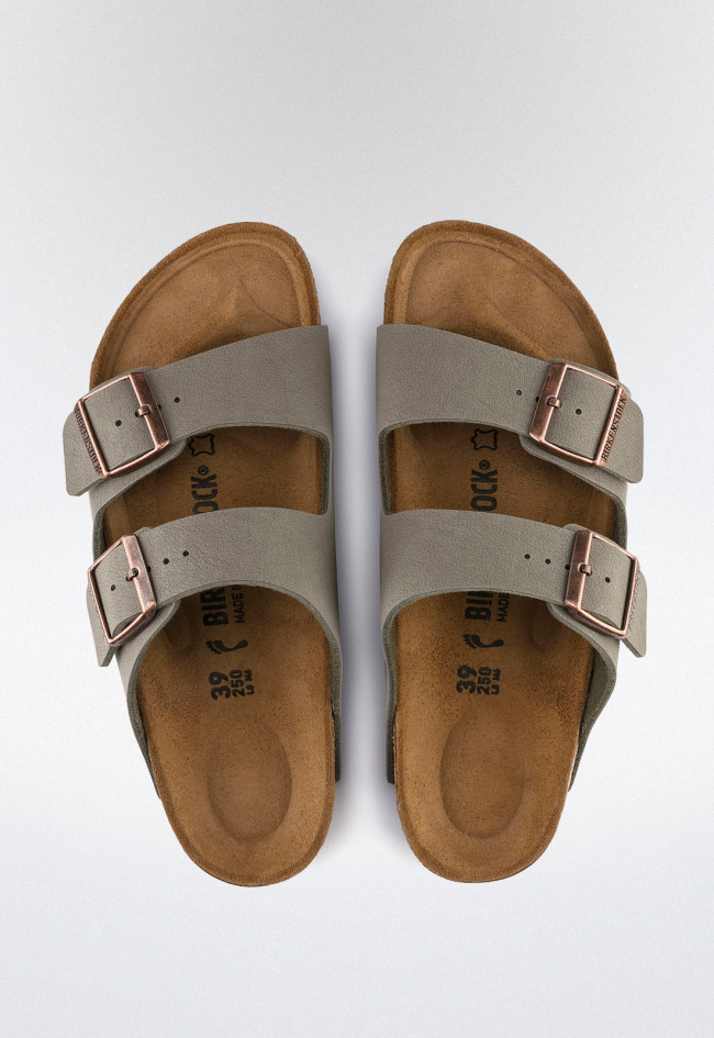 Sandalia de hombre gris Birkenstock arizona bfbc