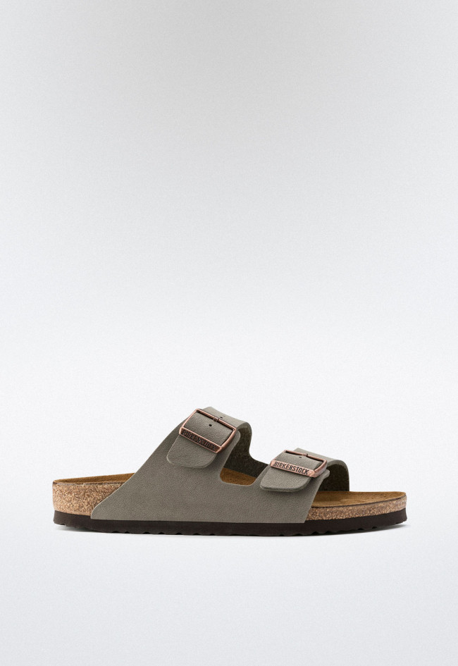 Sandalia de hombre gris Birkenstock arizona bfbc