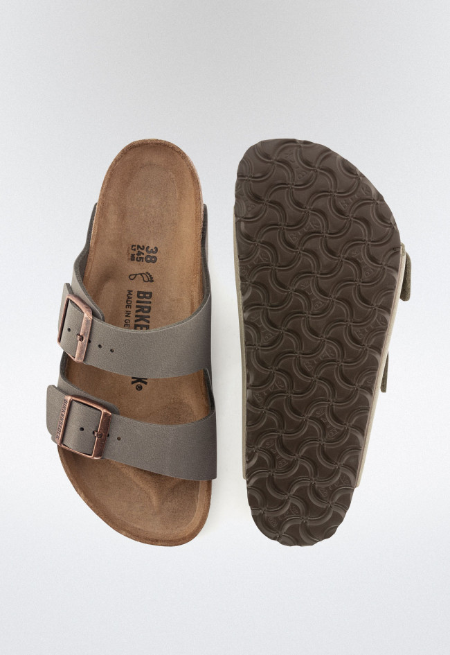 Sandalia de hombre gris Birkenstock arizona bfbc