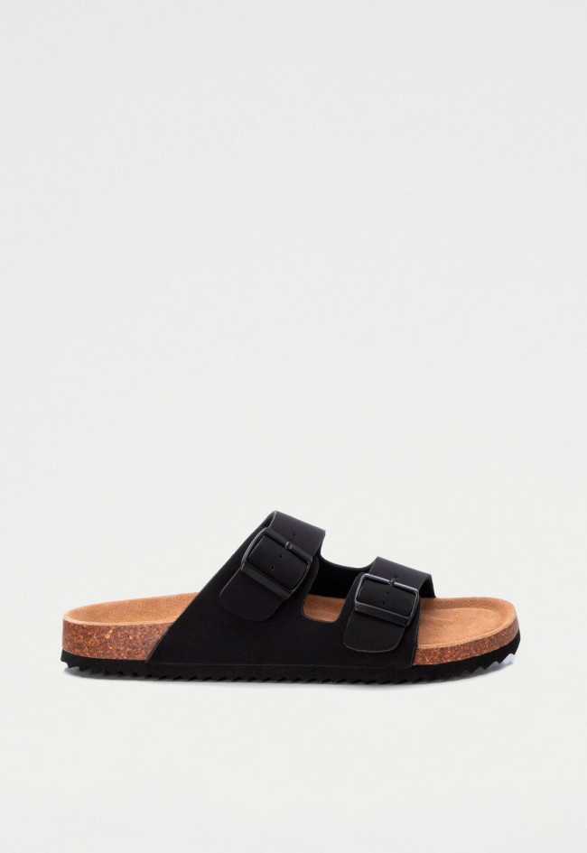 Sandalia hebillas bio de hombre negro Xti 142274