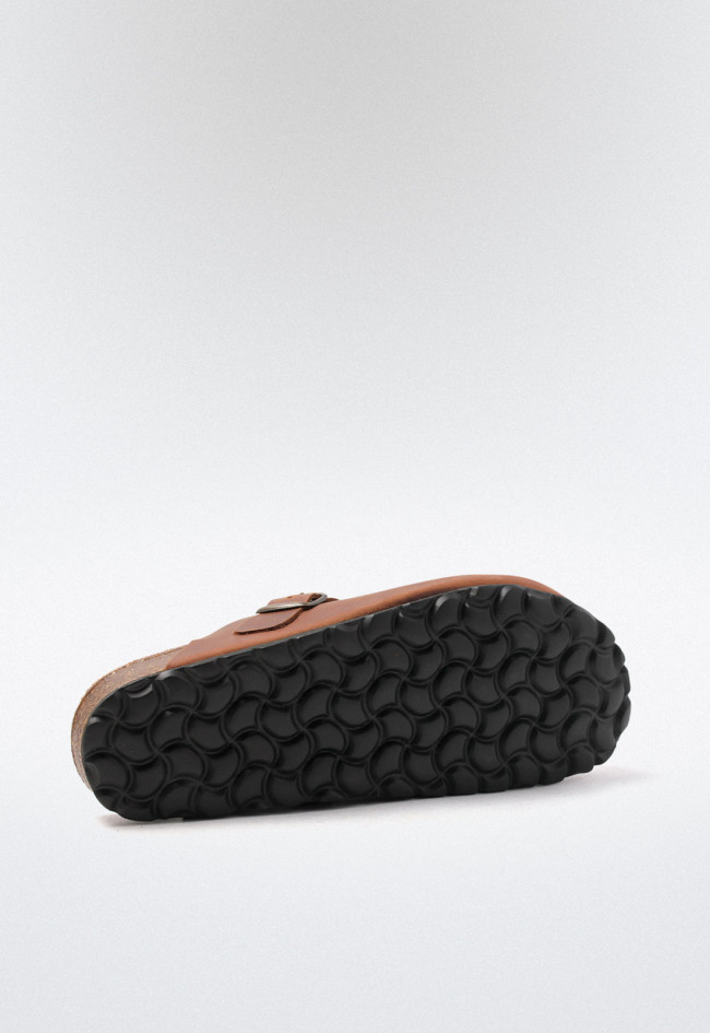 Zueco de hombre marrón VAS 355