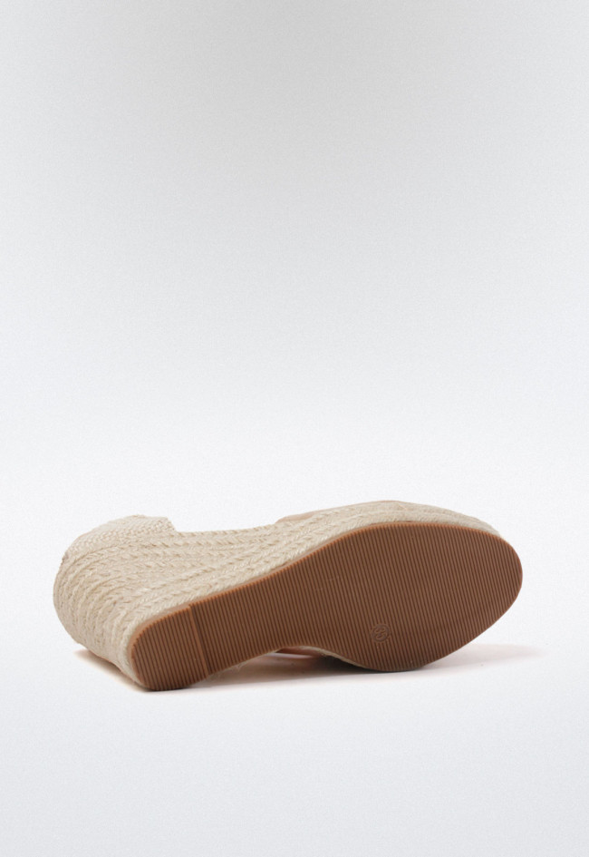 Alpargata esparto de mujer natural Why Pink? m4298