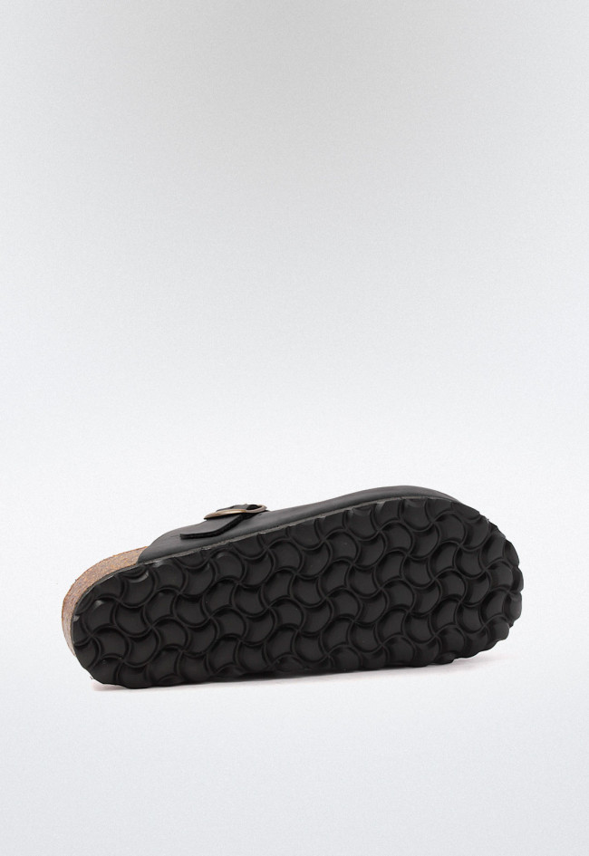 Zueco de mujer negro VAS 355