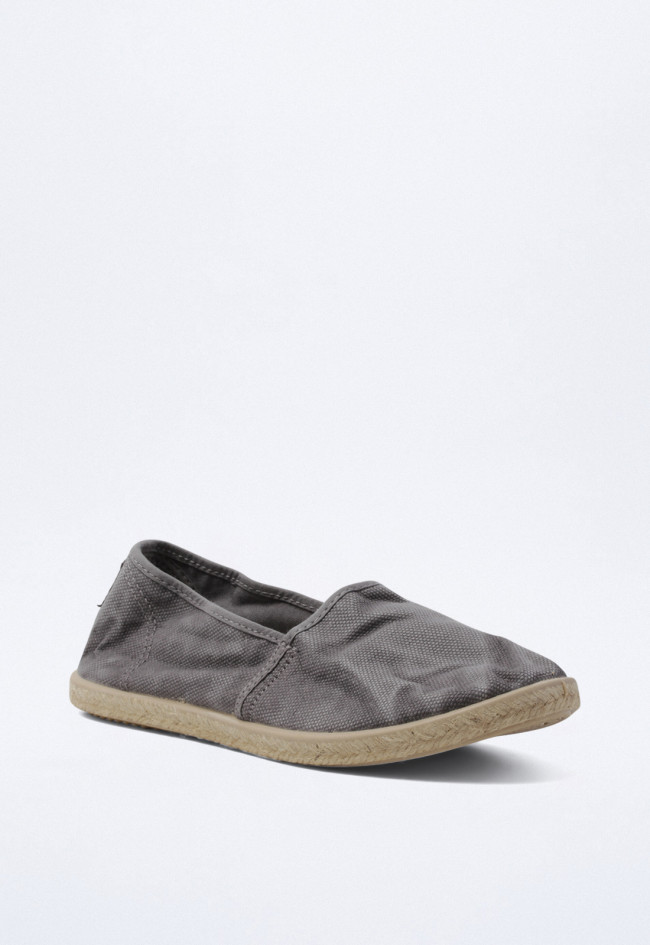 Alpargata de mujer gris Natural World 7500