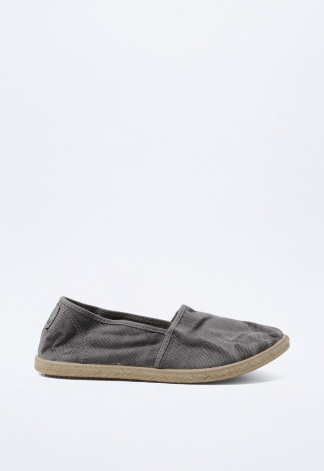 Alpargata de mujer gris Natural World 7500