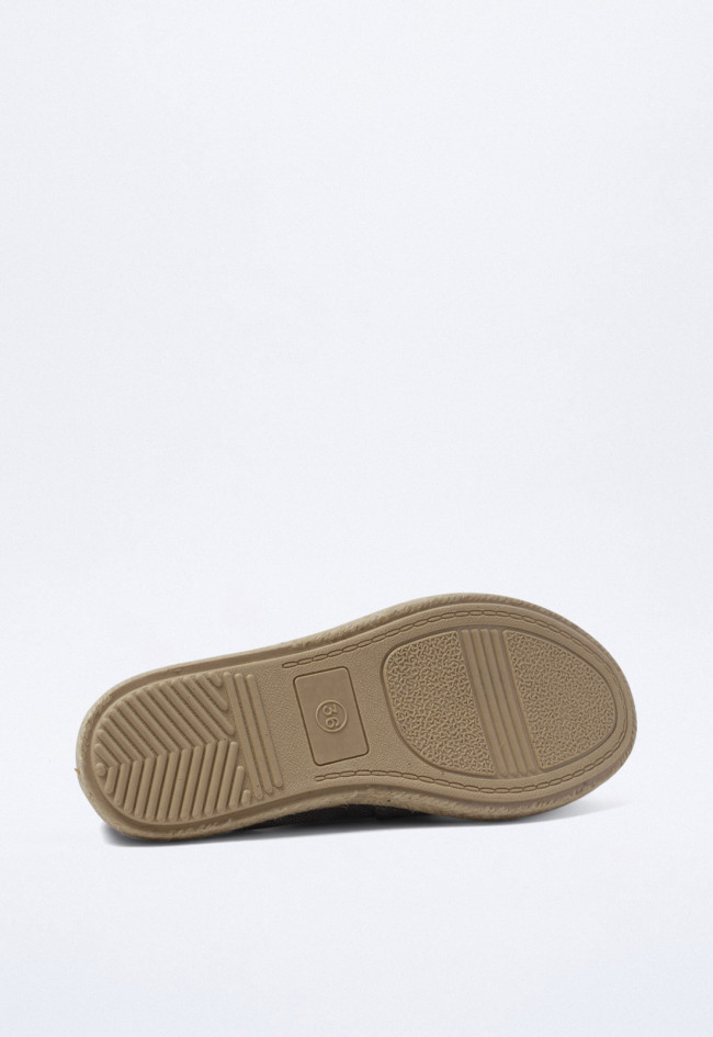 Alpargata de mujer gris Natural World 7500