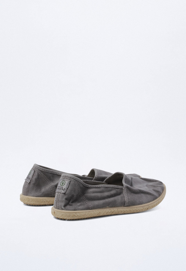 Alpargata de mujer gris Natural World 7500