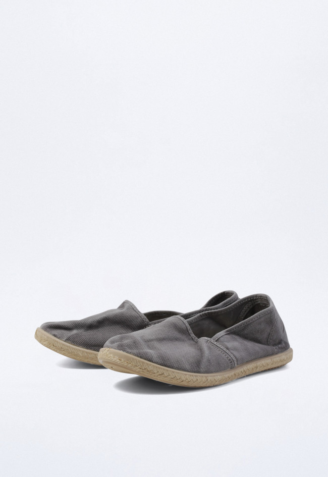Alpargata de mujer gris Natural World 7500