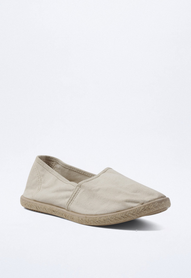 Alpargata de mujer beige Natural World 7500