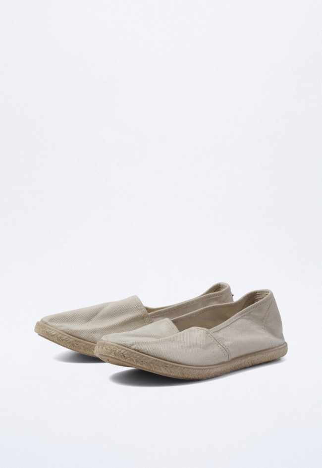 Alpargata de mujer beige Natural World 7500