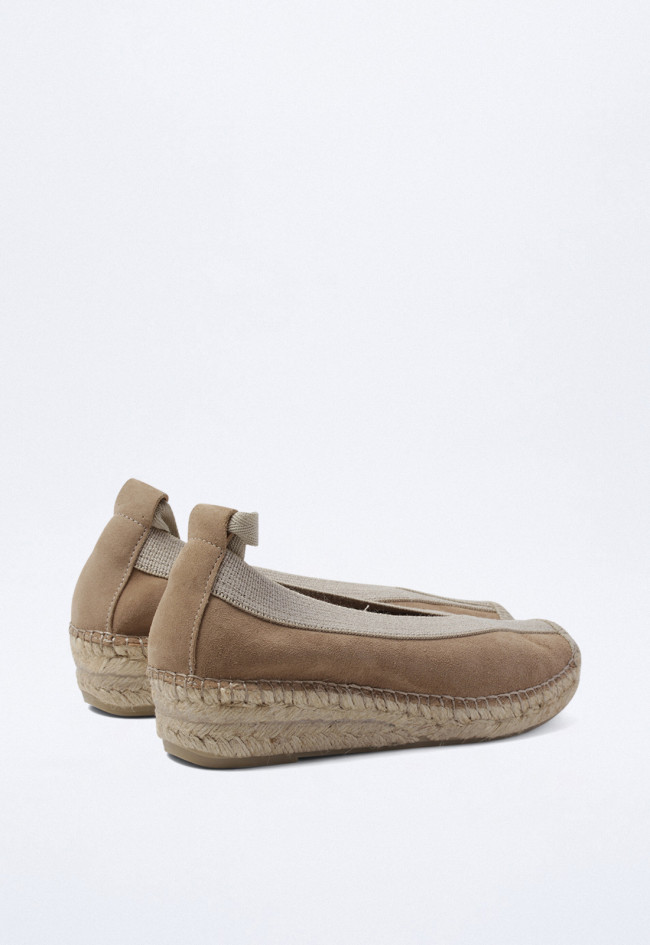 Alpargata de mujer tostado Glo m125600
