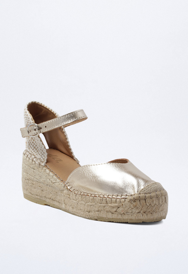 Alpargata de mujer platino Glo 816500